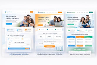 design life insurance website, insurance marketplace, health insurance website
