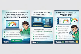 optimize and speed up your windows PC for better performance