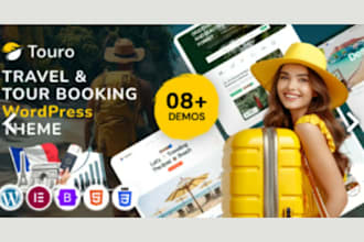 travel website, tour website, travel agency, booking website, tourism website