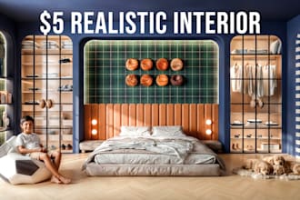 do realistic interior renders