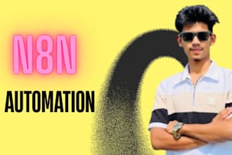 make n8n ai agent automation ,workflow