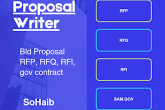 write your rfp, rfi, rfq, bid proposal or government contract