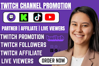 promote your twitch channel to boost live viewer twitch affiliate