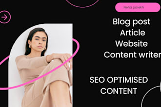 write SEO optimised content for your projects