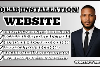 solar installation website solar company websitesolar business website