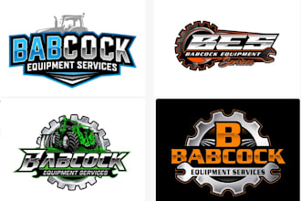 design equipment logo for your name or company professionally