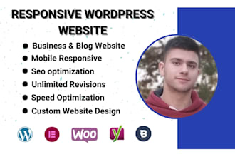 create a responsive wordpress business website that converts visitors into leads