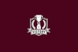 create exclusive and marvelous trophy logo design
