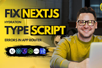 fix nextjs hydration and typescript errors in app router