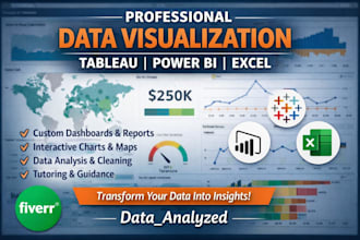 create professional tableau and power bi dashboards