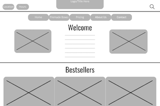 create a wireframe for your website