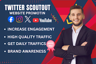 promote your brand or website via verified twitter shoutouts