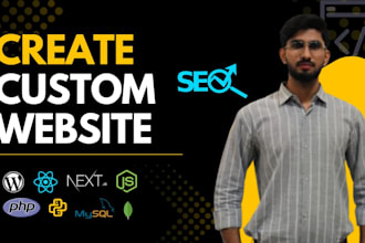 devlop complete website for yor business