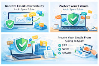 fix emails going to spam with spf dkim dmarc