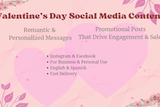 write engaging valentine s  day captions and promotional texts for your business