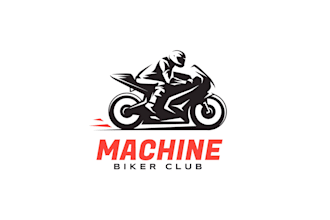 create wonderful and excellent bike racing logo design