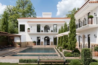 do realistic exterior renders
