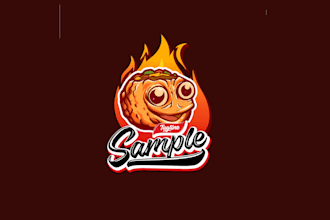 create awesome and gorgeous fried logo design