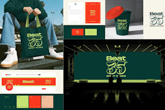 design a bold brand identity for sports teams and athletic brands