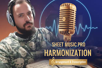 provide professional sheet music and harmonization