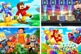 design the best minecraft thumbnails with high CTR