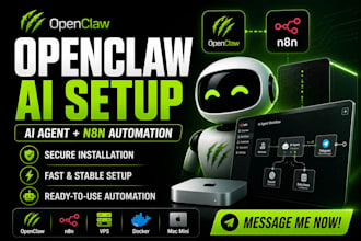 do open claw setup secure open claw installation openclaw ai agent n8n mac mini