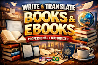 write and translate books e ebooks professionally