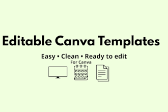canva design editing and editable templates