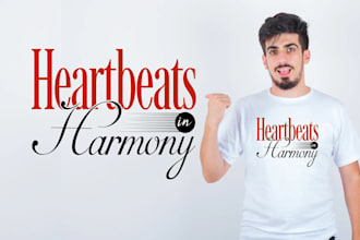 do creative typhography and graphics t shirt design for print on demand