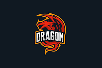 create professional and specially dragon logo design