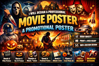 theatre poster movie poster poster design film poster brochure design in 24hrs
