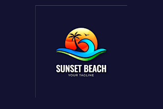 create exclusive and marvelous summer logo design