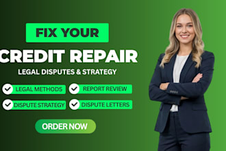 do credit repairing and prepare professional dispute letters