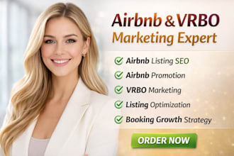 do airbnb promotion, airbnb listing SEO and vrbo marketing to boost bookings