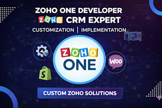 be your zoho one expert and zoho CRM consultant