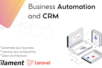 build a CRM and automate your business using laravel and filament