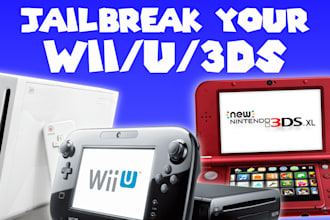 mod your wii, wii u, 3ds, or 2ds console