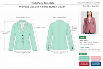 do professional coat tech packs and jacket tech pack for coats, puffers, blazers