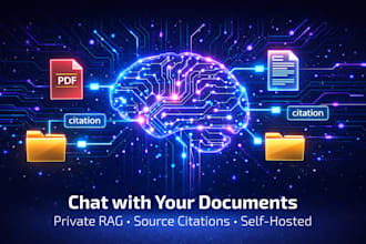 build a private rag chatbot with citations