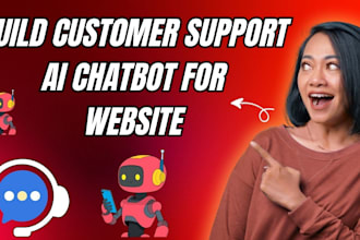 create an ai customer support chatbot for your website or business