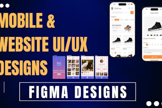 design figma website UI UX designs, mobile app ui ux designs, game UI UX design
