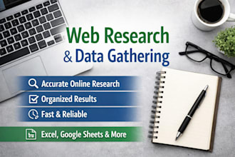 do basic web research and online information gathering