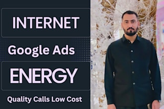 setup inbound call ads internet billing and energy billing google ads