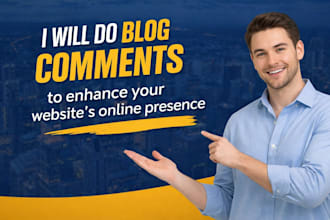 write genuine authentic comments on your blogposts or social media pages