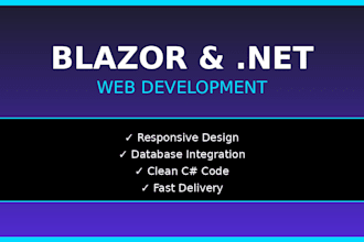 develop interactive web applications using blazor and net