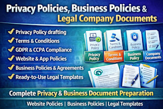 draft privacy policy legal document contracts motion, lawsuit, nda, agreement