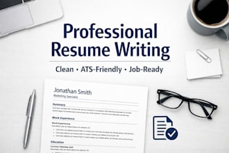 write or improve your professional resume