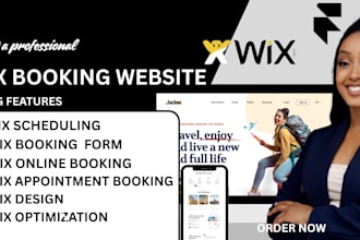 create a wix booking website for your service business