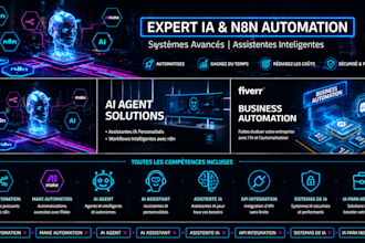 sistemas de ia avanzados, asistentes y automatización n8n y make