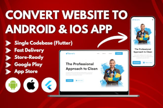 convert website to app convert website to android app and ios app